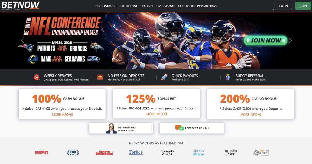 BetNow Offshore Sports Betting Site